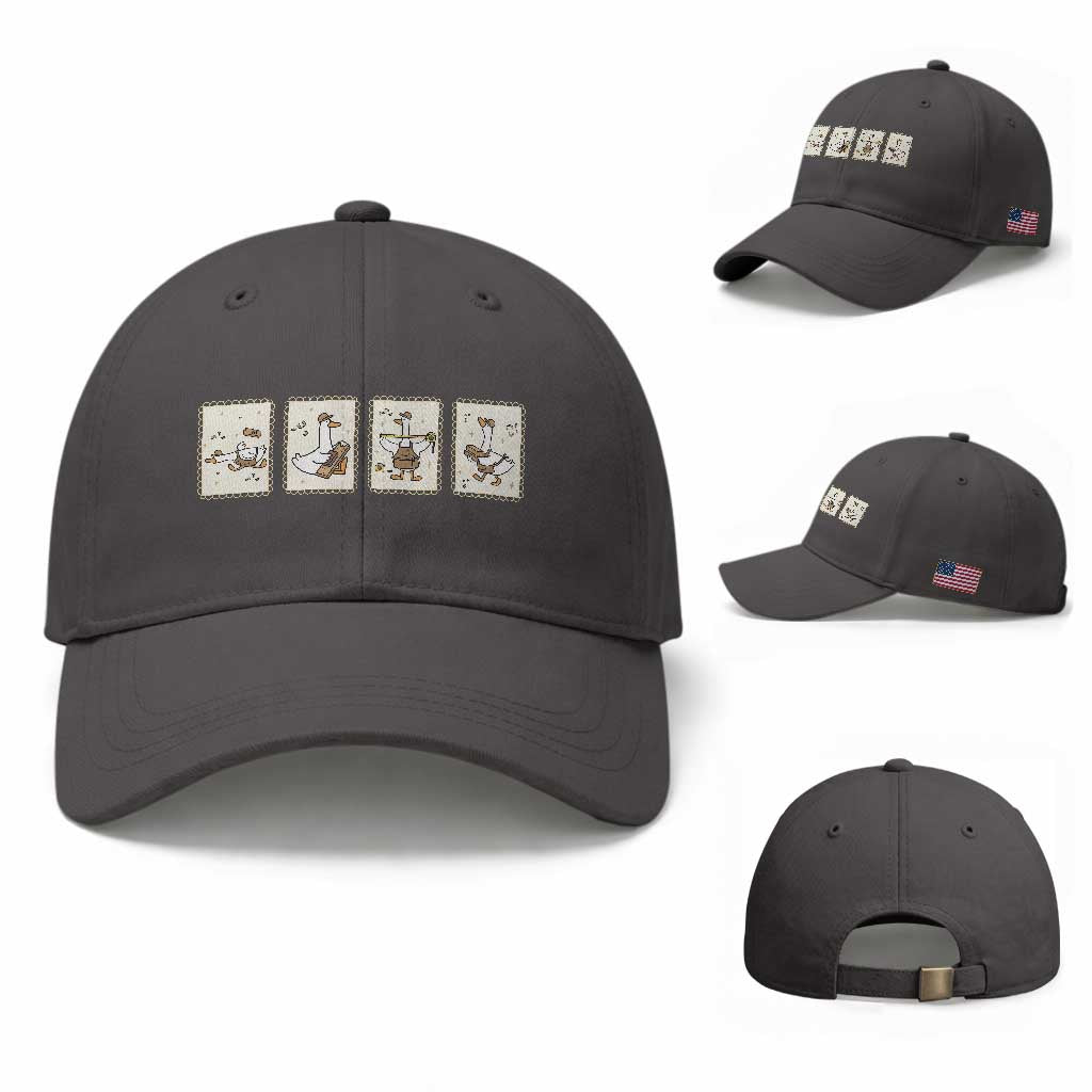 Silly Goose Builder Baseball Cap Funny Woodworker Dad Gift TS12 Baseball Cap Universal Fit Dark Gray Print Your Wear
