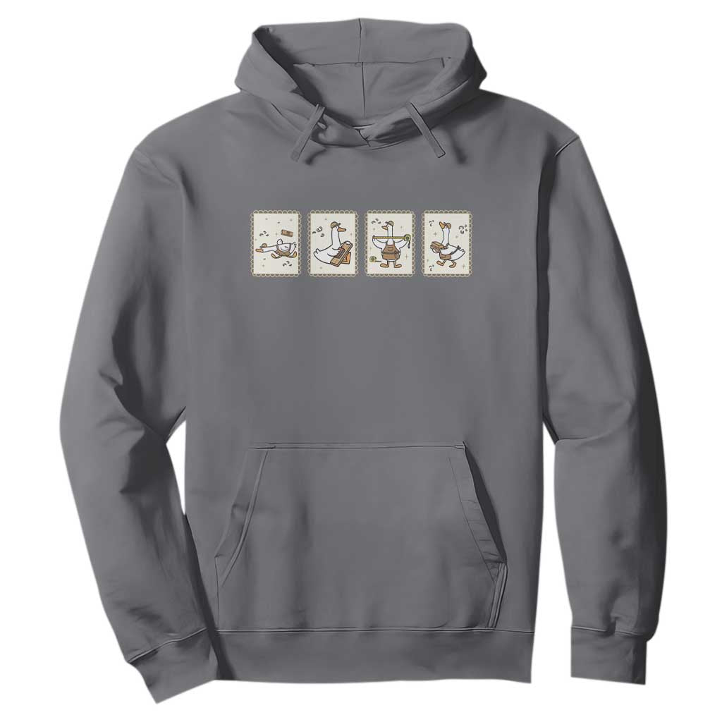 Silly Goose Builder Hoodie Funny Woodworker Dad Gift TS12 Charcoal Print Your Wear