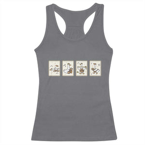 Silly Goose Builder Racerback Tank Top Funny Woodworker Dad Gift TS12 Charcoal Print Your Wear