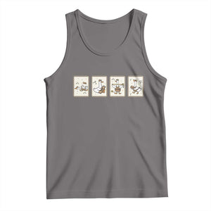 Silly Goose Builder Tank Top Funny Woodworker Dad Gift TS12 Deep Heather Print Your Wear
