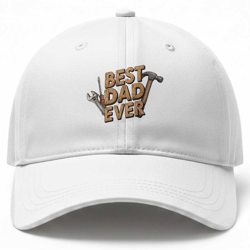 Funny Woodworking Dad Gift Baseball Cap Best Dad Ever TS12 Print Your Wear