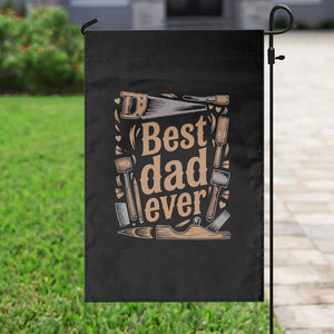 Woodworking Fathers Day Gift Garden Flag Best Dad Ever TS12 Print Your Wear