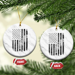 Dad The Man The Myth The Legend Ceramic Ornament Proud American Welder Gift TS12 1pc White Marble Print Your Wear