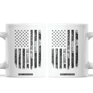 Dad The Man The Myth The Legend Coffee Mug Proud American Welder Gift TS12 White Print Your Wear