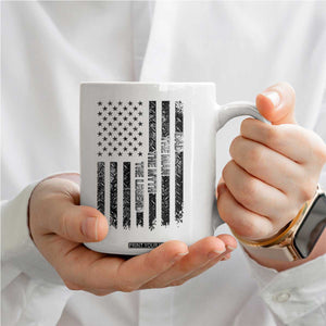 Dad The Man The Myth The Legend Coffee Mug Proud American Welder Gift TS12 Print Your Wear