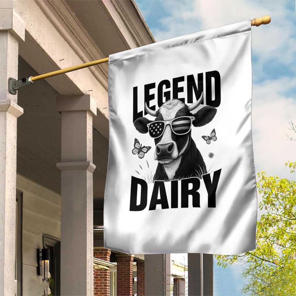 Legend Dairy Garden Flag Funny Farmer Milk Joke Cow TS12 Print Your Wear