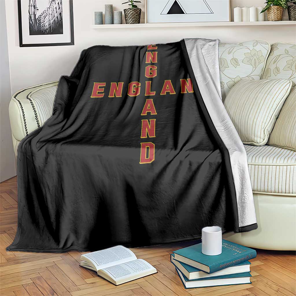 England Pride Cross Shape Typography Graphic Throw Blanket TS12 Print Your Wear