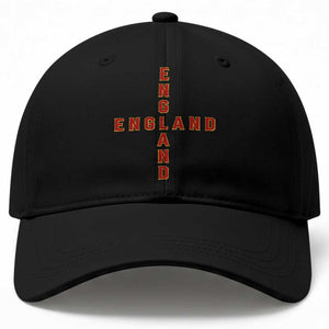 England Pride Cross Shape Typography Graphic Baseball Cap TS12 Print Your Wear