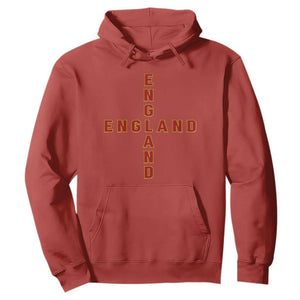 England Pride Cross Shape Typography Graphic Hoodie TS12 Red Print Your Wear