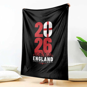Vintage England Champions Throw Blanket Football Supporter Graphic TS12 Print Your Wear