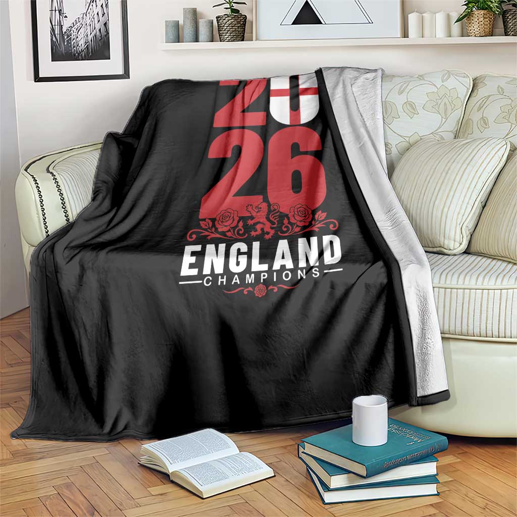 Vintage England Champions Throw Blanket Football Supporter Graphic TS12 Print Your Wear