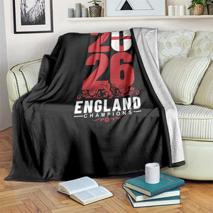 Vintage England Champions Throw Blanket Football Supporter Graphic TS12 Print Your Wear