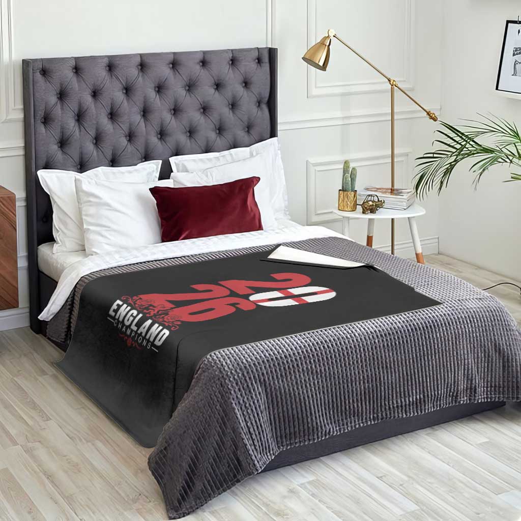 Vintage England Champions Throw Blanket Football Supporter Graphic TS12 Print Your Wear