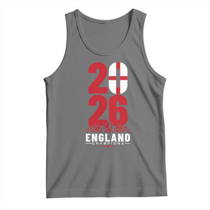 Vintage England Champions Tank Top Football Supporter Graphic TS12 Black Heather Print Your Wear