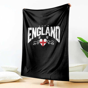 England Flag Heart Throw Blanket Patriotic English Pride Graphic Gift TS12 Print Your Wear
