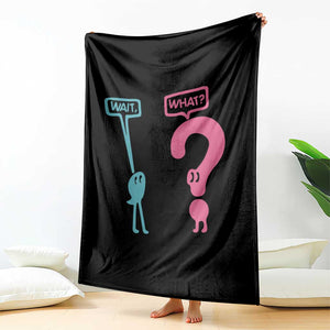 Wait What Grammar English Teacher Throw Blanket Funny Punctuation Gift TS12 Print Your Wear