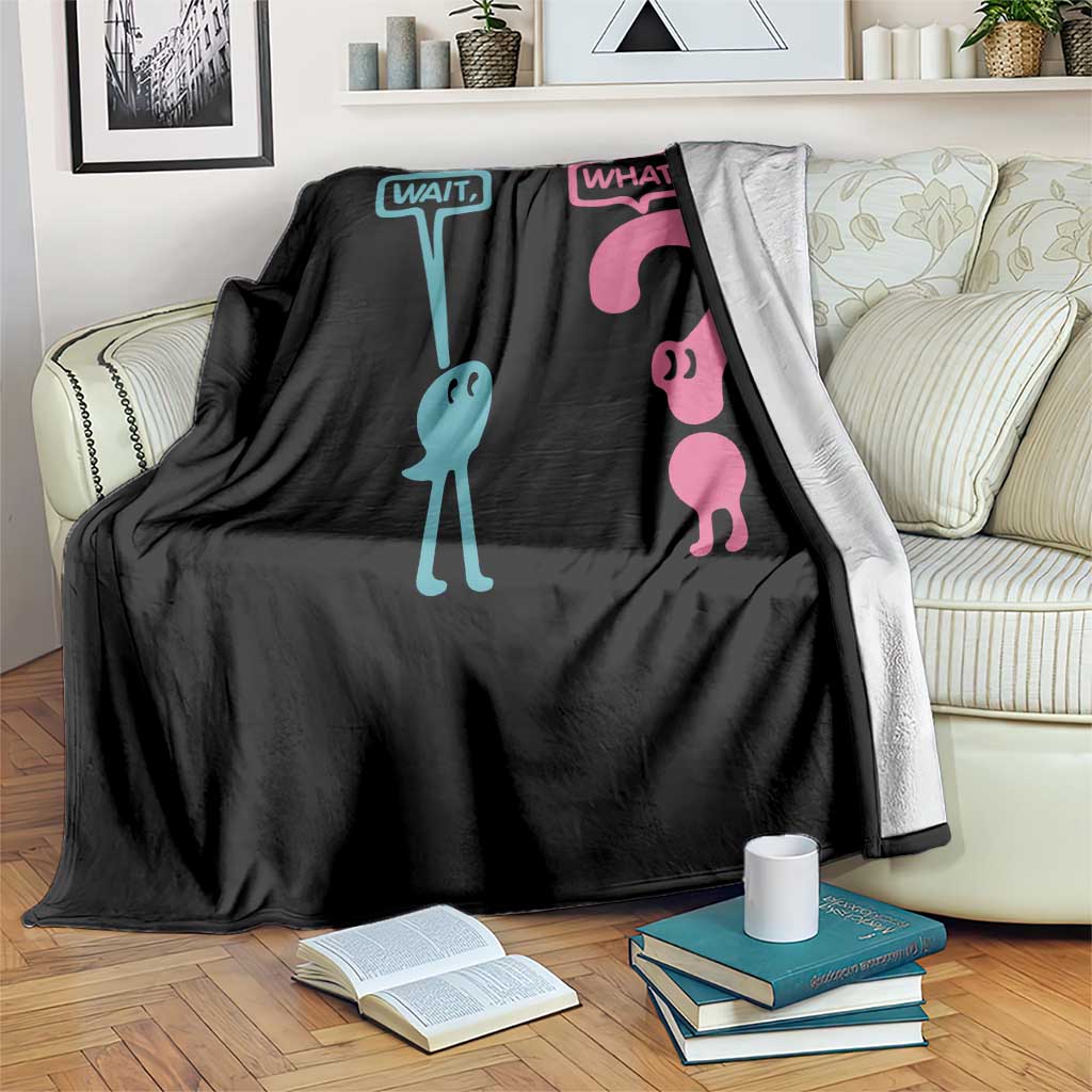 Wait What Grammar English Teacher Throw Blanket Funny Punctuation Gift TS12 Print Your Wear