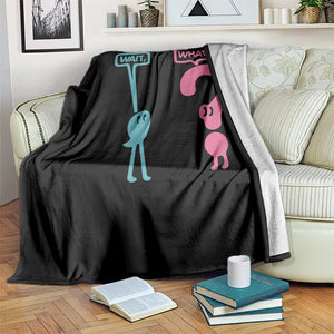 Wait What Grammar English Teacher Throw Blanket Funny Punctuation Gift TS12 Print Your Wear