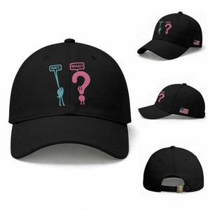 Wait What Grammar English Teacher Baseball Cap Funny Punctuation Gift TS12 Baseball Cap Universal Fit Black Print Your Wear