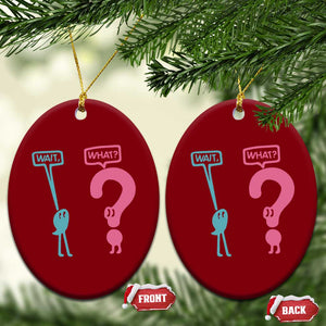 Wait What Grammar English Teacher Ceramic Ornament Funny Punctuation Gift TS12 Print Your Wear
