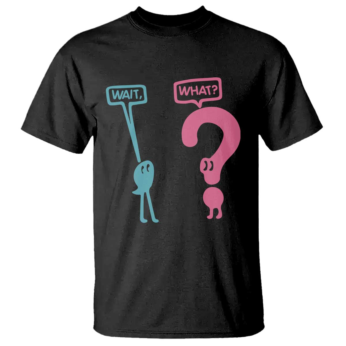 Wait What Grammar English Teacher T Shirt Funny Punctuation Gift TS12 Black Print Your Wear