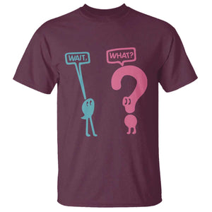Wait What Grammar English Teacher T Shirt Funny Punctuation Gift TS12 Maroon Print Your Wear