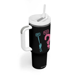 Wait What Grammar English Teacher Tumbler With Handle Funny Punctuation Gift TS12 Print Your Wear