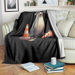 Funny Neil The Seal Boop Throw Blanket Viral Cute Seal Lover Gift TS12 Print Your Wear