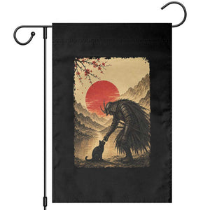 Vintage Japanese Art Samurai Warrior Black Cat Garden Flag Ukiyoe Style Boop Meme TS12 Black Print Your Wear