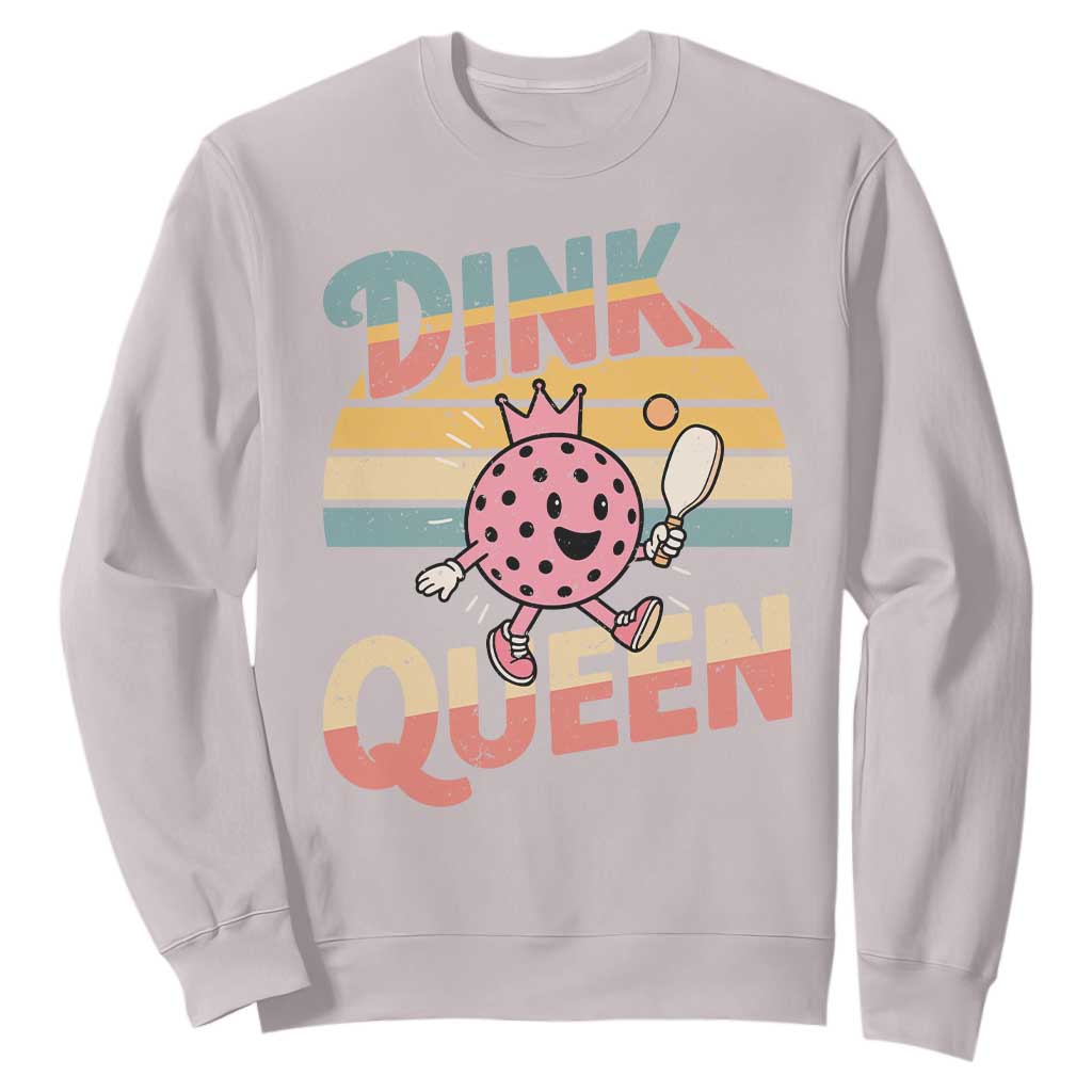 Pickleball Girl Lover Sweatshirt Dink Queen TS12 Ice Gray Print Your Wear