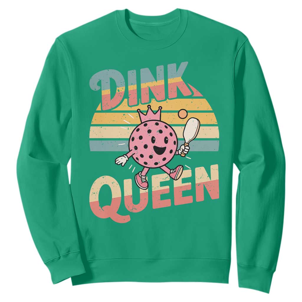 Pickleball Girl Lover Sweatshirt Dink Queen TS12 Irish Green Print Your Wear