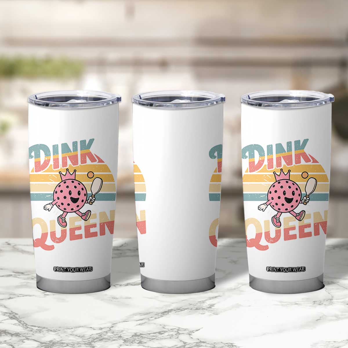 Pickleball Girl Lover Tumbler Cup Dink Queen TS12 Print Your Wear