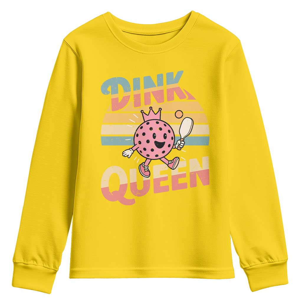 Pickleball Girl Lover Youth Sweatshirt Dink Queen TS12 Daisy Print Your Wear