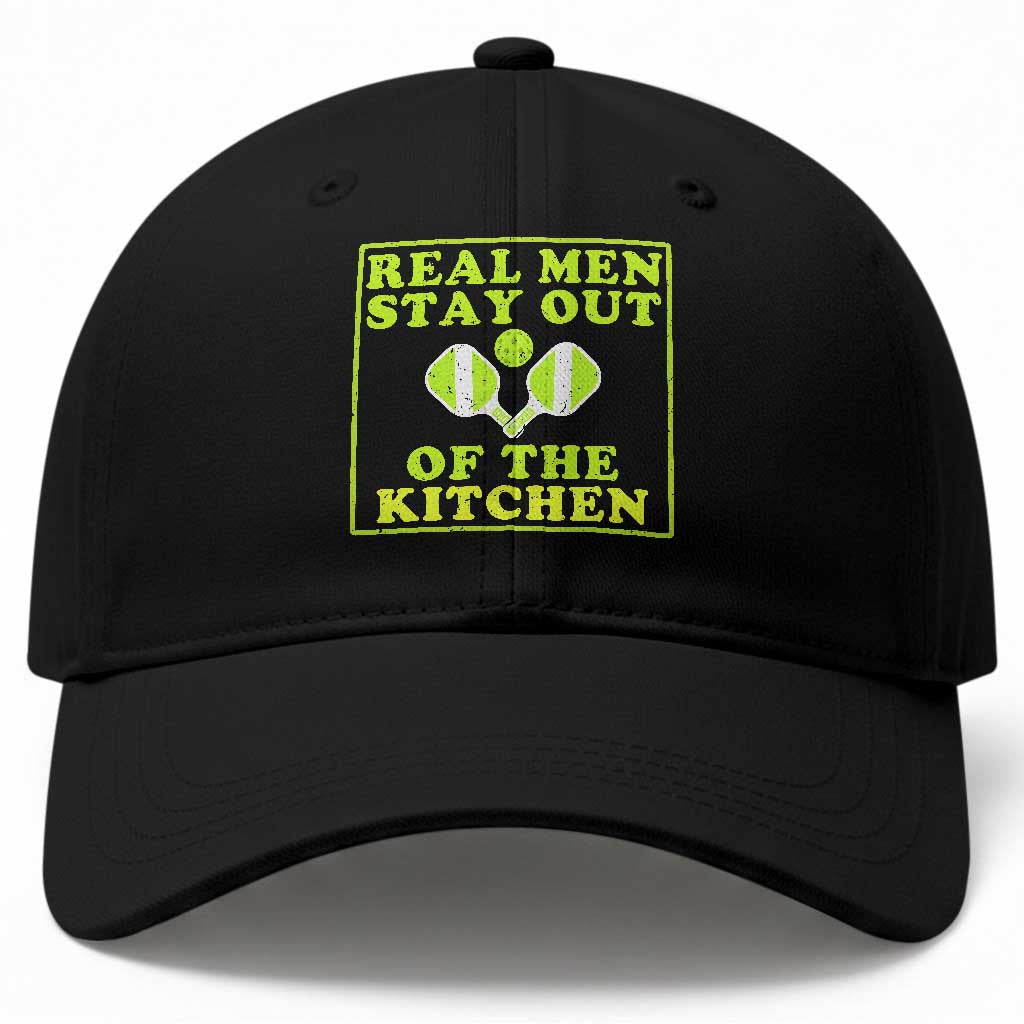 Funny Pickleball Baseball Cap Stay Out Of The Kitchen For Men TS12 Print Your Wear