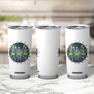 Funny Dancing Skeletons Tumbler Cup Pickleball Halloween Gift TS12 Print Your Wear
