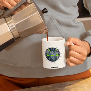 Funny Dancing Skeletons Coffee Mug Pickleball Halloween Gift TS12 Print Your Wear