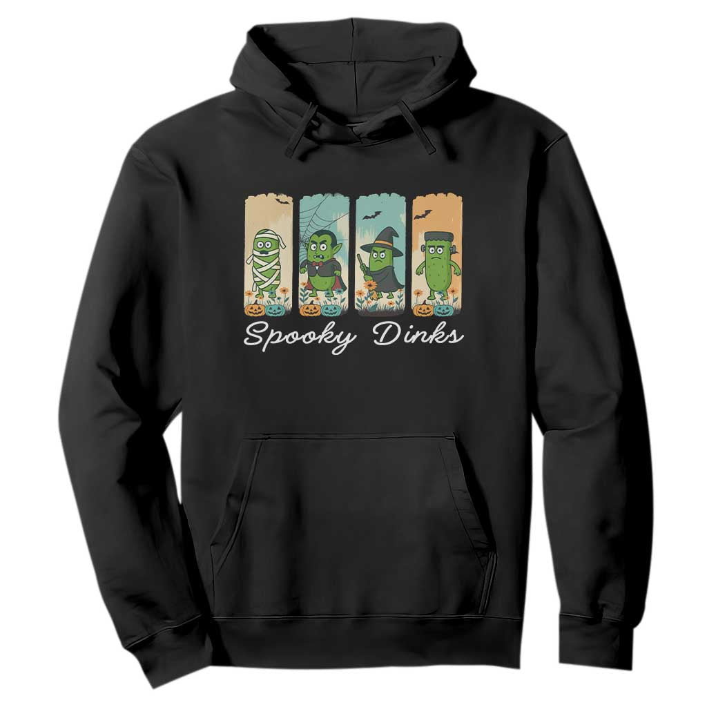 Funny Halloween Pickleball Hoodie Spooky Dinks Gift For Players TS12 Black Print Your Wear