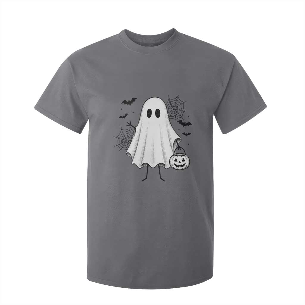 Stickman Ghost Funny Spooky Halloween Gift T Shirt For Kid