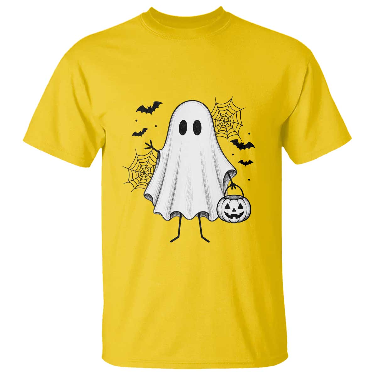 Stickman Ghost Funny Spooky Halloween Gift T Shirt