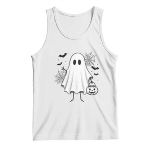 Stickman Ghost Funny Spooky Halloween Gift Tank Top