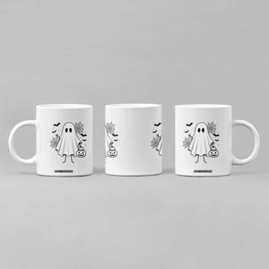 Stickman Ghost Funny Spooky Halloween Gift Coffee Mug
