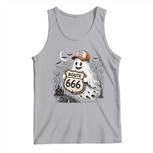 Haunted Route Highway 666 Halloween Road Trip Tank Top Spooky Travel Gift