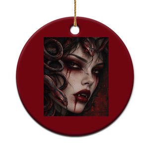 Vampire Medusa Greek Mythology Occult Ceramic Ornament Dark Scary Grunge Horror