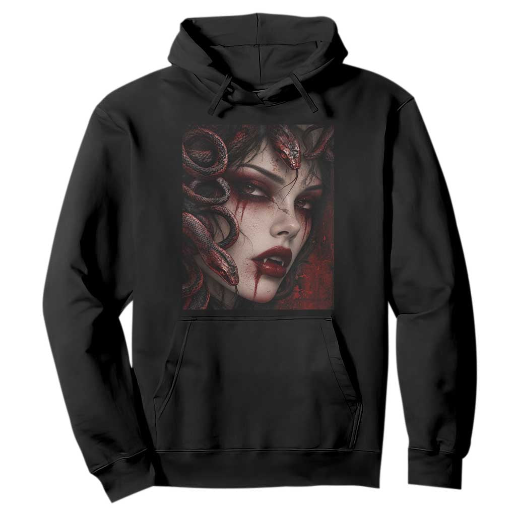 Vampire Medusa Greek Mythology Occult Hoodie Dark Scary Grunge Horror