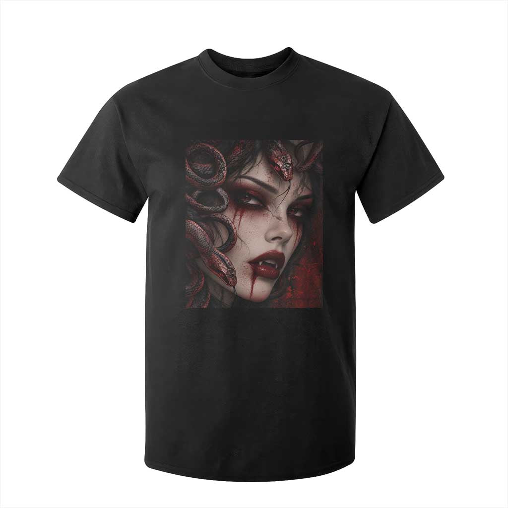 Vampire Medusa Greek Mythology Occult T Shirt For Kid Dark Scary Grunge Horror