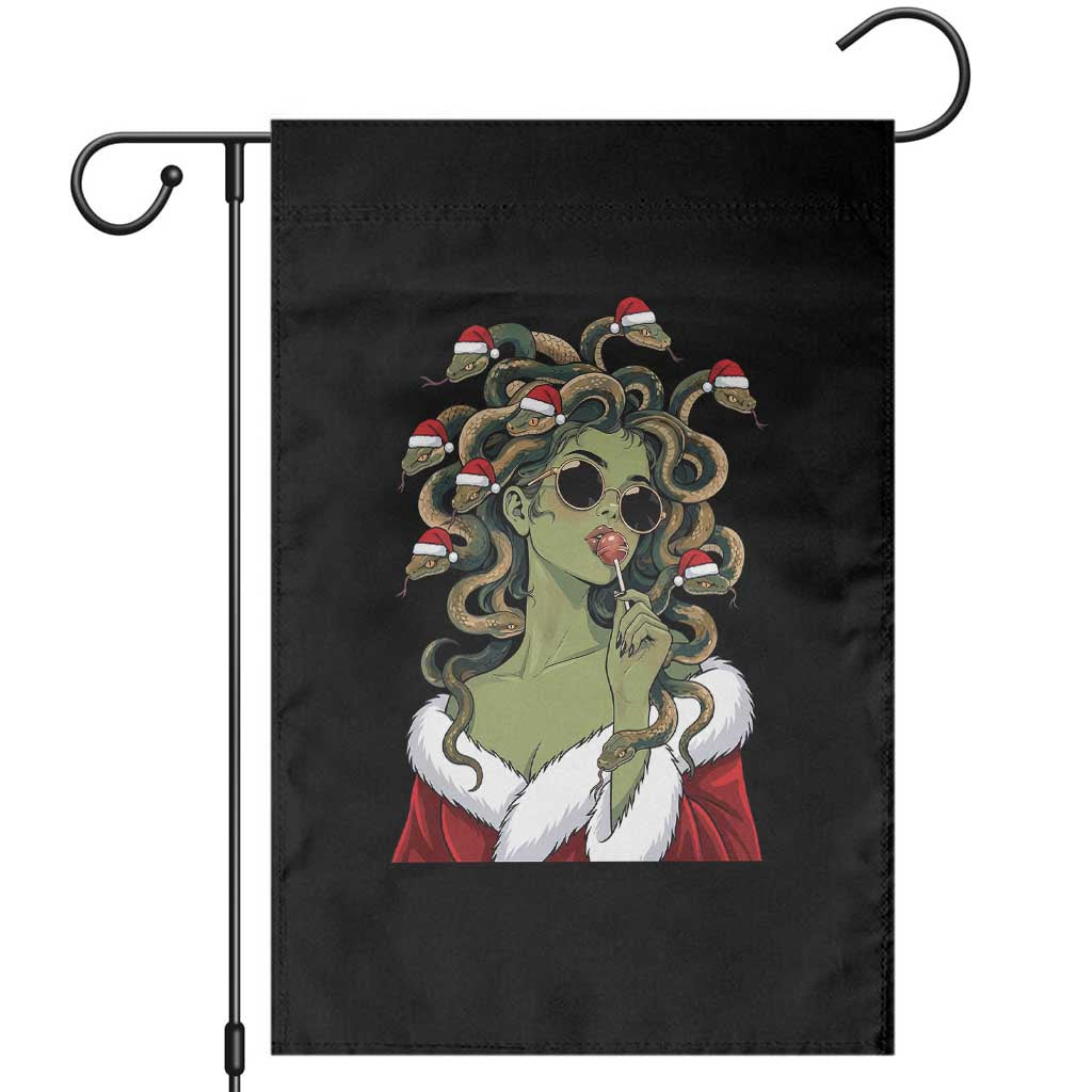 Christmas Medusa Lollipop Greek Mythology Holiday Gift Garden Flag