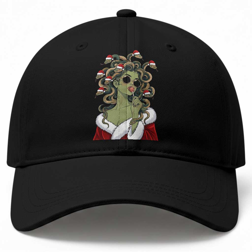 Christmas Medusa Lollipop Greek Mythology Holiday Gift Baseball Cap