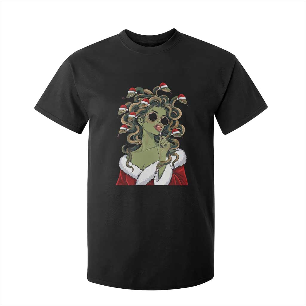 Christmas Medusa Lollipop Greek Mythology Holiday Gift T Shirt For Kid