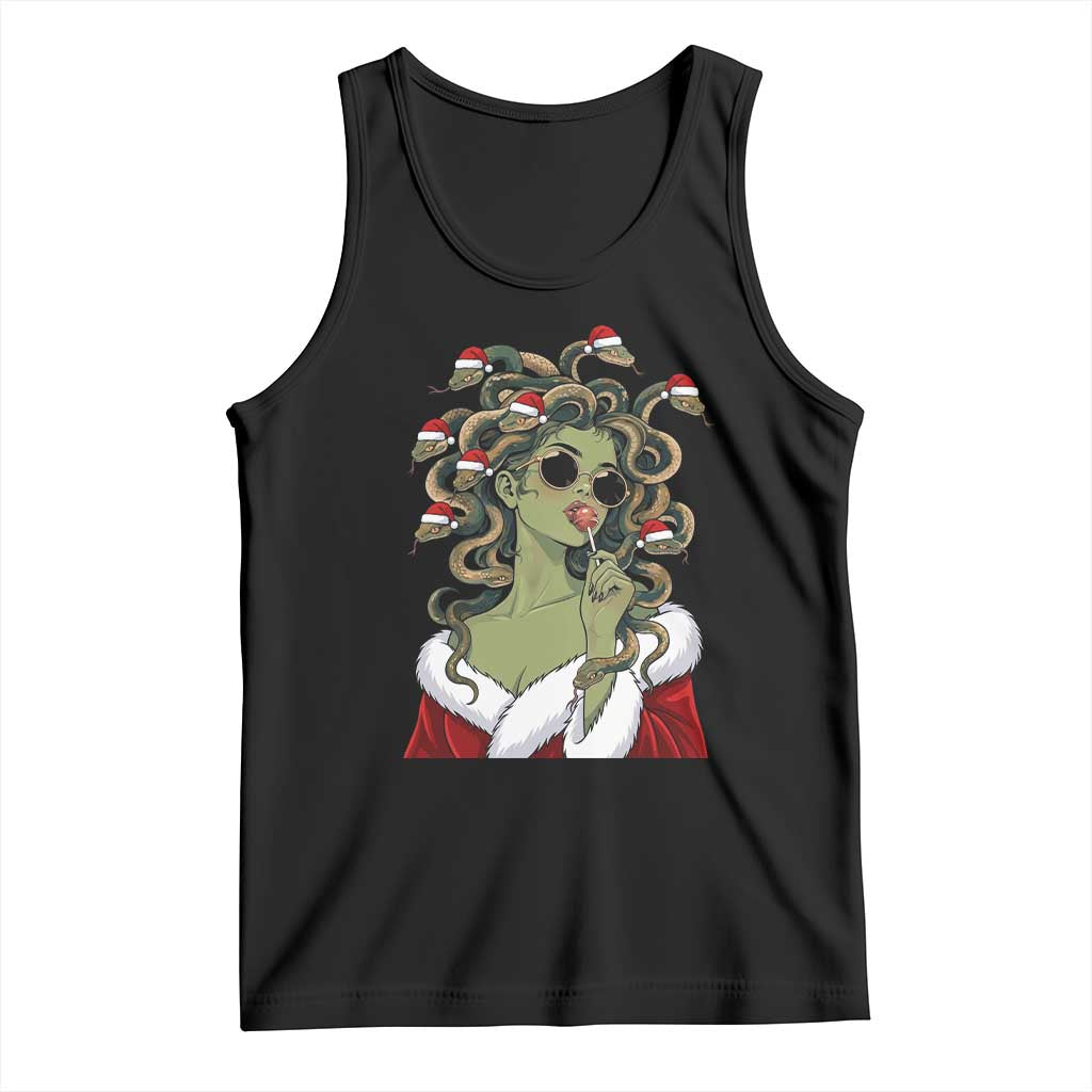 Christmas Medusa Lollipop Greek Mythology Holiday Gift Tank Top