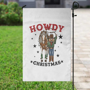 Funny Nutcracker Cowboy Howdy Christmas Garden Flag Western Holiday Gift TS12 Print Your Wear